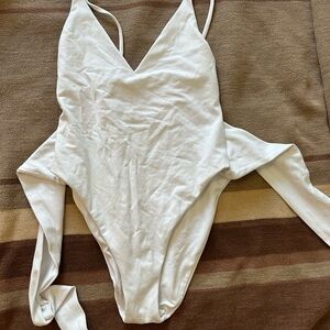 White One Piece Swimsuit
